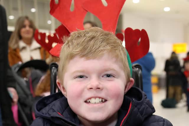Jack Duffin (10) from Magherafelt who enjoyed the trip to Lapland. Pic: Declan Roughan