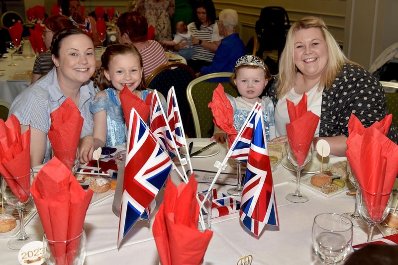 All smiles at the Coronation Tea at the Seagoe Hotel on Wednesday. PT17-278.