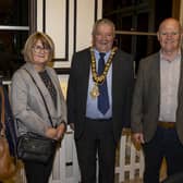 Mairead McNulty, Ann Newland and Martin Mailey from the Limavady Conference pictured with the Mayor of Causeway Coast and Glens Borough Council, Councillor Ivor Wallace