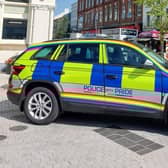 The PSNI Pride vehicle at the recent Newry Pride event.