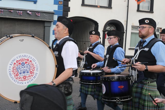 Members and visitors from Garvagh Star of Bethlehem RBP 504 pictured during their annual church parade to Garvagh First Presbyterian Church on Sunday evening