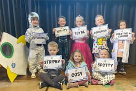 P1 pupils at Victoria Primary School on World Book Day.