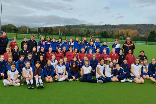 Over 70 pupils from Belfast High, Abbey Community College and Hazelwood Integrated College were invited to the rugby blitz.
