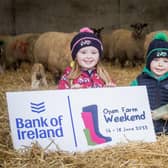 Sadie and Freddie Morton are looking forward to Bank of Ireland Open Farm Weekend. The event is run by the Ulster Farmers’ Union and will see 21 farms open their gates for free over 16-18 June. Check the openfarmweekend.com website for accurate farm opening times.