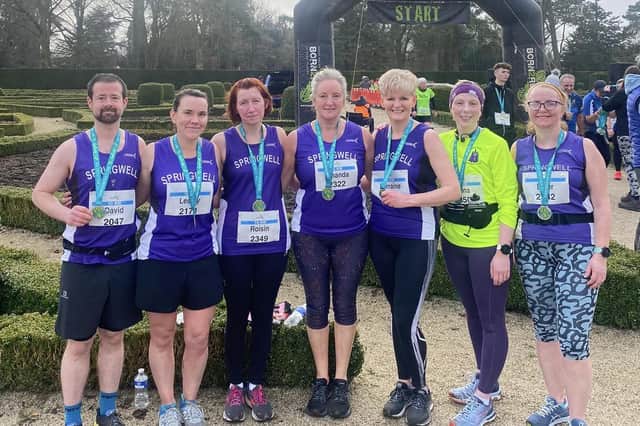 Members at the Born 2 Run Antrim Castle Gardens 10k