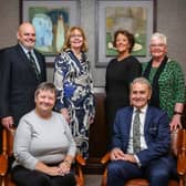 IFI Board members, from left, Peter Osborne, Avila Kilmurray, Sadie Ward McDermott, Bernie Butler, IFI Chair Paddy Harte and Anne Carr. Credit: Lorcan Doherty