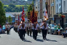 ABOD Associated Club General Committee leads the Relief of Londonderry celebrations last year. Picture: George Sweeney.