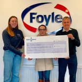 Cara Moore, Agricultural Communications Specialist at Foyle Food Group, Pamela Caldwell, Rural Support, and Wayne Acheson, Director at Foyle Food Group
