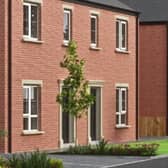 Artist's impression of a house type in the planned new development at Belfast Road.