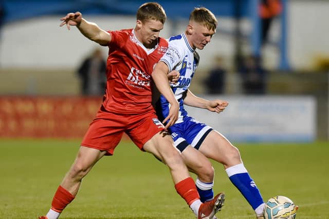 Ryan McNickle finished the season as Newry City's top goalscorer with 20 league goals.