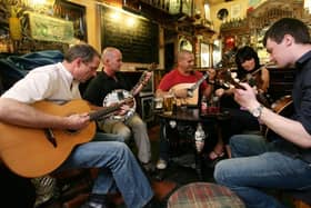 A soul-stirring session in The Duke of York, Belfast. Picture: Visit Belfast