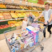 Co Antrim dad David Long, in action at his local Carrickfergus store where he walked away with a trolley worth £209.04. Nominated by partner Ashleigh Watson, she acknowledged that David goes over and above every single day to show up and teach the kids, Florence and Harry, everything that's important in life.