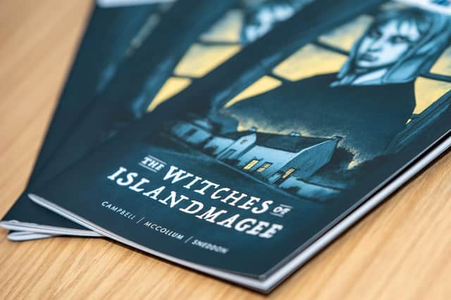 The graphic novel is one of the elements of the project hub. Photo: Carrickfergus Museum