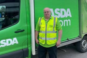 Stephen Noble, an Asda delivery driver from the Enniskillen store