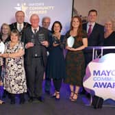 Winners and partners at the Lisburn and Castlereagh City Council Mayor's Community Awards.