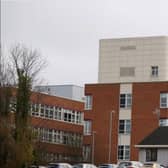 General view of Craigavon Area Hospital, Co. Armagh. Photo by: Jonathan Porter / Press Eye