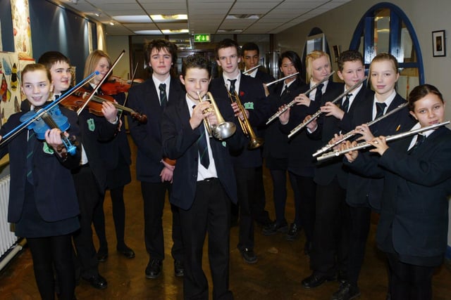 Soloists who preformed at Fort Hill College's Carol Concert