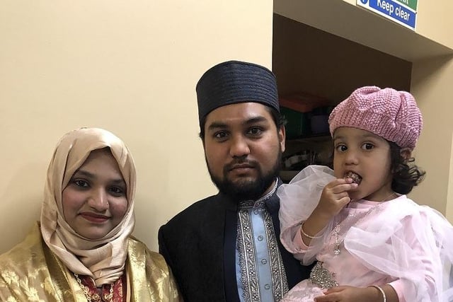 Families got dressed to celebrate the end of Ramadan.