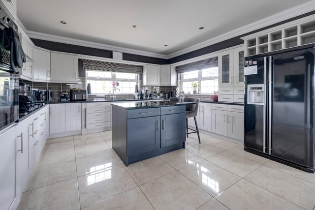 Open-plan kitchen/diner with high-quality finishes.