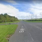The Moss Road junction with Ballygowan Road outside Ballyclare. Credit: Google