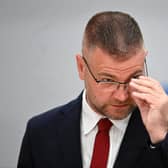 SDLP health spokesperson Colin McGrath says figures he has obtained showing almost 90,000 attacks on healthcare staff in a decade are “a stain on our society”. Photo: Oliver McVeigh/PA Wire