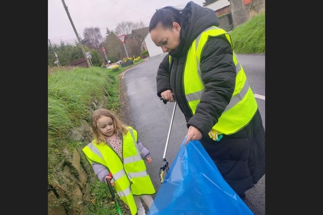 Team work in Cairncastle.