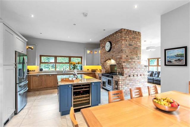 This extensive, modern cottage is on the market now.