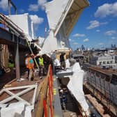 Setanta Construction manufactured large building components for the construction of a four-floor extension onto Claridge’s Hotel.