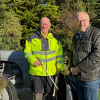 Annahilt pensioner learns to walk again and takes litter collecting in his stride