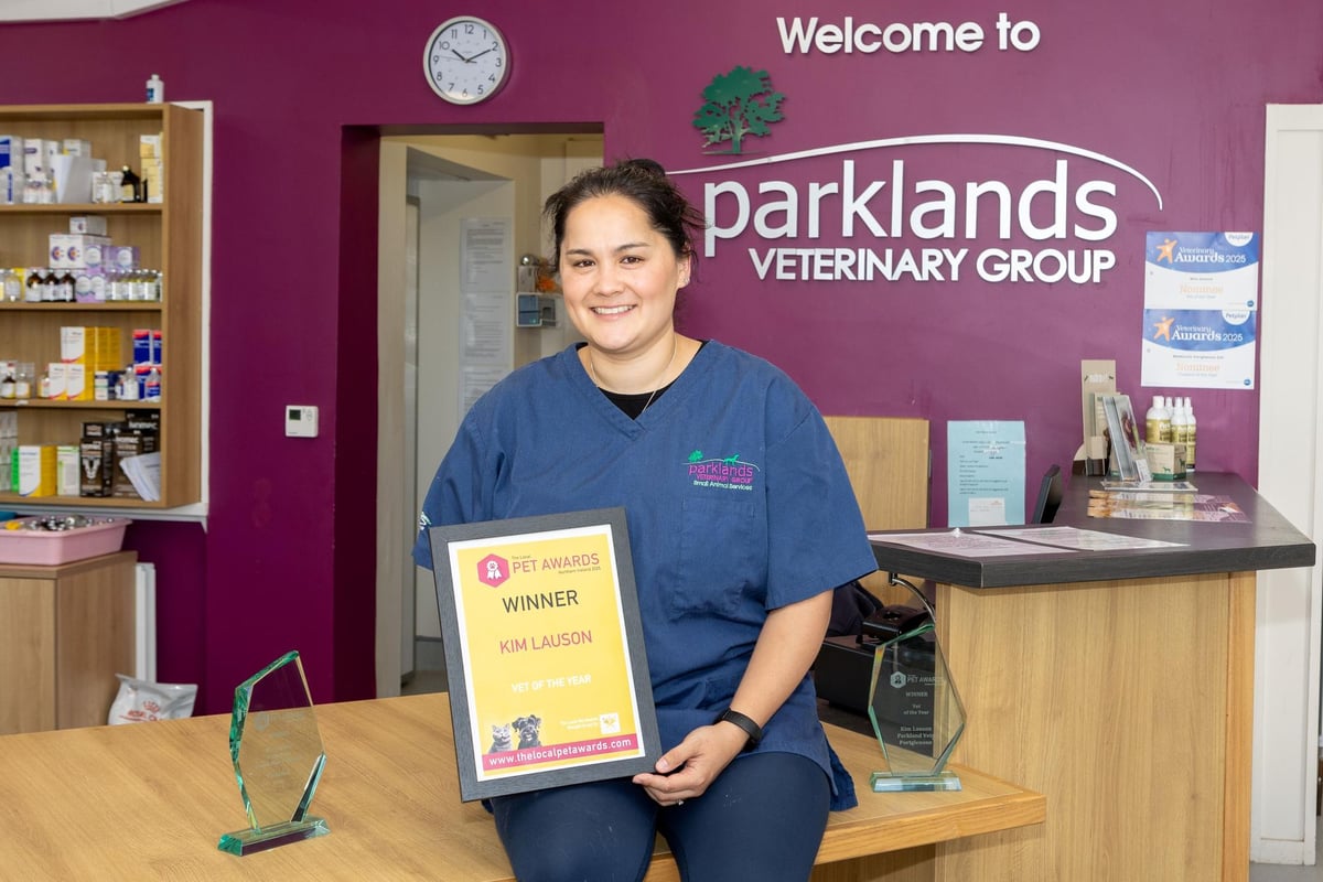 Parklands Veterinary Team Celebrate Double Success at Pet Awards Night