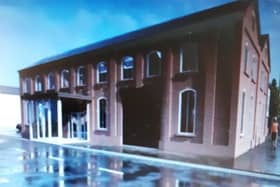 Proposed exhibition building at Marshallstown Road. Image: Mid and East Antrim Council.