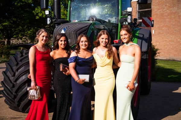 Level 3 Extended Diploma in Agriculture students Laura Millar (Randalstown), Charlotte Moon (Coleraine), Laura Neill (Armagh), Anna Farley (Caledon) and Judith Heenan (Downpatrick).