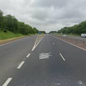 M1 Motorway Junction 15 Stangmore where the speeding offence was detected by the police. Credit: Google Maps