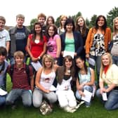 Some of the over thirty Wallace High School pupils who gained all A and A star grades in their GCSEs in 2006
