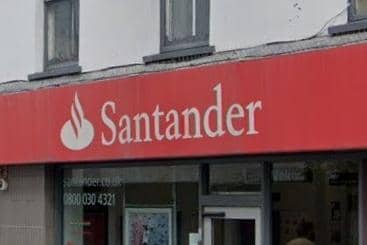 Santander is to close branches in Armagh, Downpatrick, Dungannon, Magherafelt, Portadown, Strabane and Larne.  Photo: Google