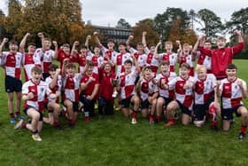Ballyclare High's U16 players defended the Danske Bank Ulster Schools’ Shield. (Pic: Contributed).