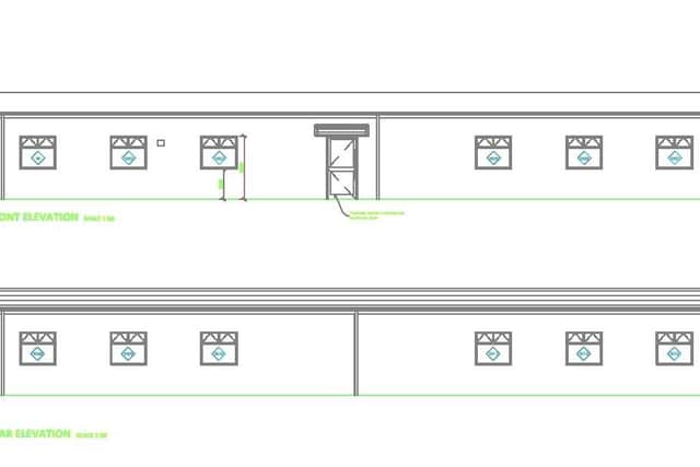 The modular unit will accommodate two classrooms and toilet facilities. Image: ABC planning portal