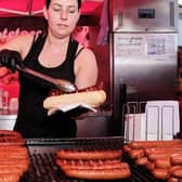 Keeping busy at last year's Cookstown Continental Market.
