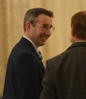 Minister of Agriculture, Environment and Rural Affairs, Andrew Muir at Stormont buildings. Photo: Mark Marlow/PA Wire