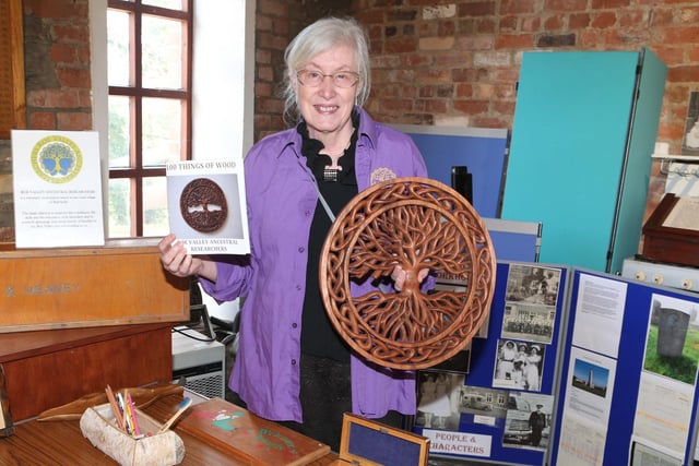 Betty Ferguson pictured at the the opening of the  Roe Valley Country Park, Green Lane Museum, Limavady  which gives visitors the opportunity to explore 19th and 20th century history relating to rural life in the Roe Valley  including farming, local trades and linen industries.