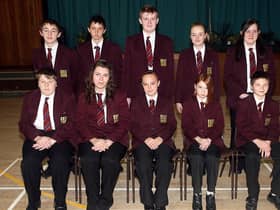 Dunmurry High School pupils received awards for academic achievement in Years 8 - 11 in 2007
