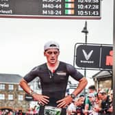 Kilrea 18-year-old Lorcan Calvert in action at the Cork Ironman event in August. Credit: Sportograf