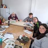 The Portadown Wellness Centre pottery class as part of their National Lottery funded programme. Picture: Portadown Wellness Centre.