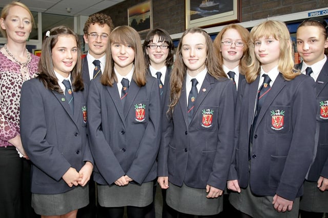 Pictured at Junior prize day at Wallace High in 2010
