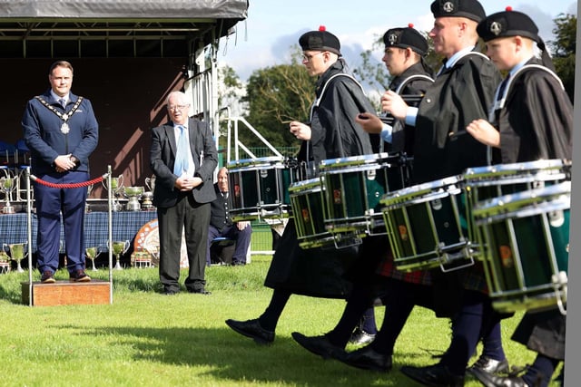 The 70th Ulster Pipe Band and Drum Major Championships were held at Antrim on Saturday.