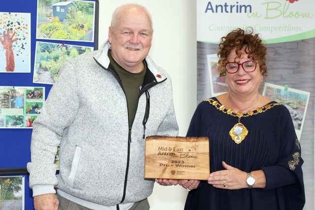 Winner Best Allotment Garden: Alan Rice, Larne Town Park Allotments.