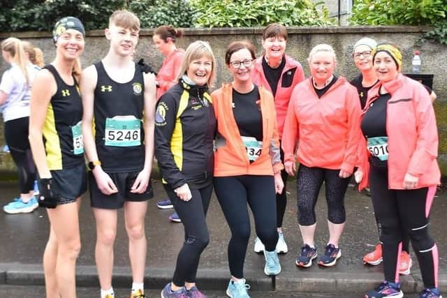 Representing East Coast AC at the event in Portadown.