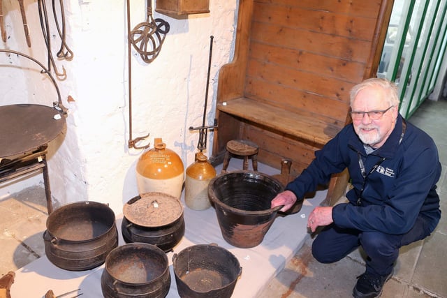 Rodger Perritt pictured at the opening of Ballycastle Museum on Saturday on Castle Street