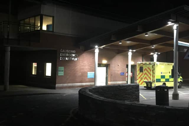 The Chief Executive of the Northern Trust has warned of the possibility of a merger of emergency surgery departments from Antrim and Causeway Hospital (pictured). Credit Andy Balfour
