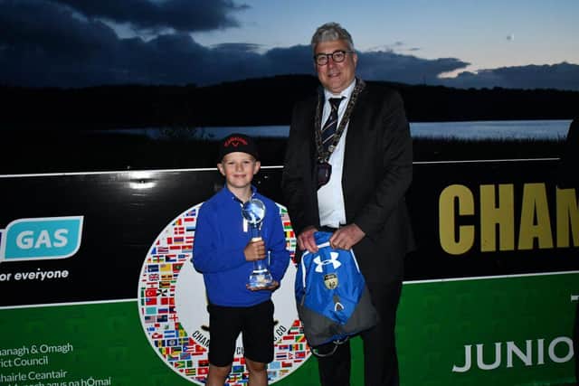 Benji Botham from Royal Belfast came third in the Under 7 category.